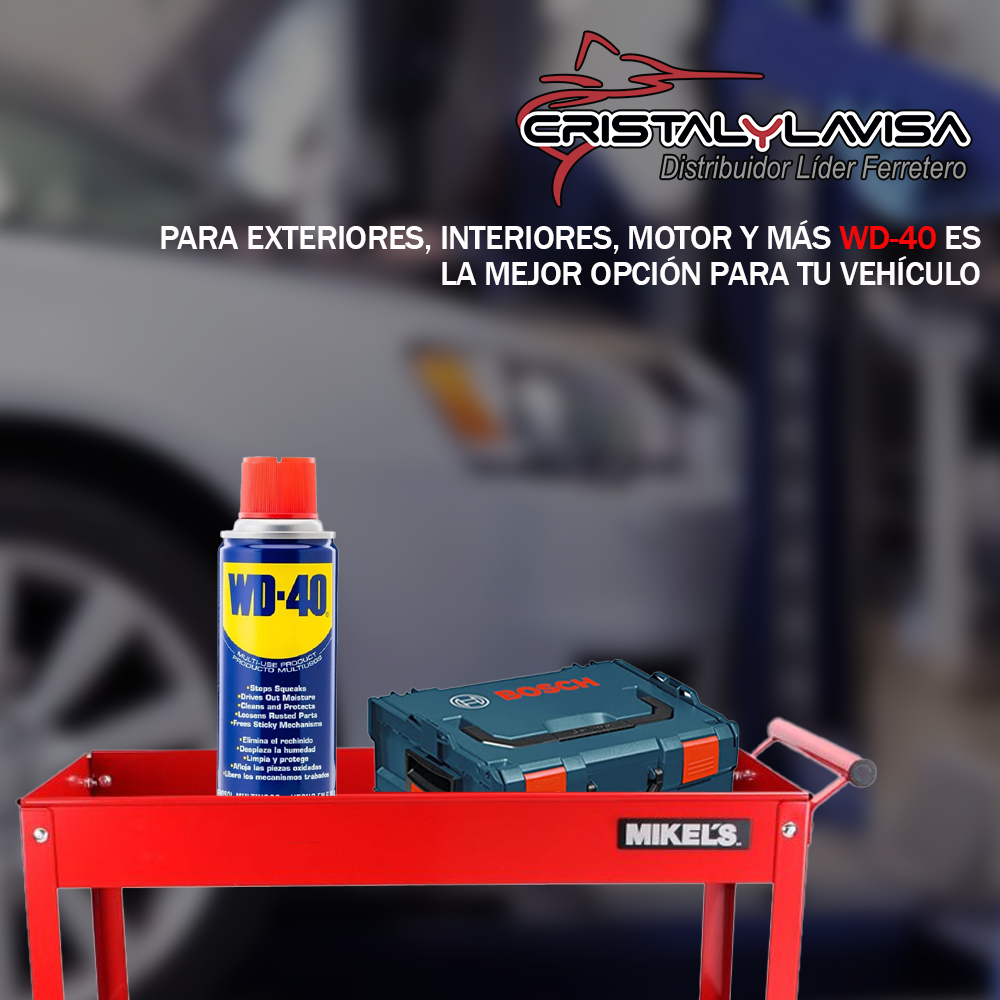 WD-40 y sus más de mil usos para vehículos con y sin motor