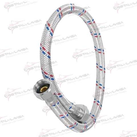 1321 MANGUERA FLEX. PARA LAVABO 1/2''X1/2'' DE 40C ADIR     Empaque de 20