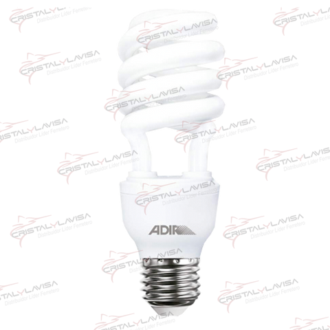 2772 FOCO AHORRADOR ESPIRAL E-27 45W BCO ADIR               Empaque de 5