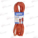 ER13-5NA EXTENSION ELEC USO RUDO NARANJA 5 MT IGOTO             Empaque de 6