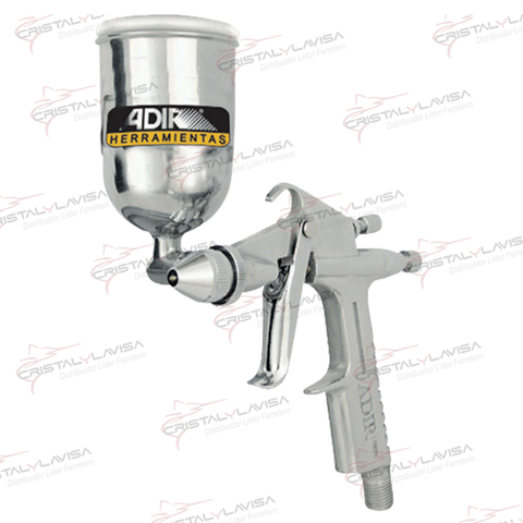 ADI667 PISTOLA DE MINI GRAVEDAD C/VASO DE ALUMINIO ADIR       Empaque de 3